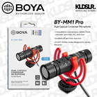 BOYA BY-MM1 PRO Ultracompact Camera-Mount Dual-Capsule Shotgun Microphone